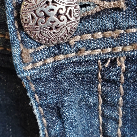 Western Mini Skirt Francy by Silver Jeans Co Lace Applique - Picture 3 of 11